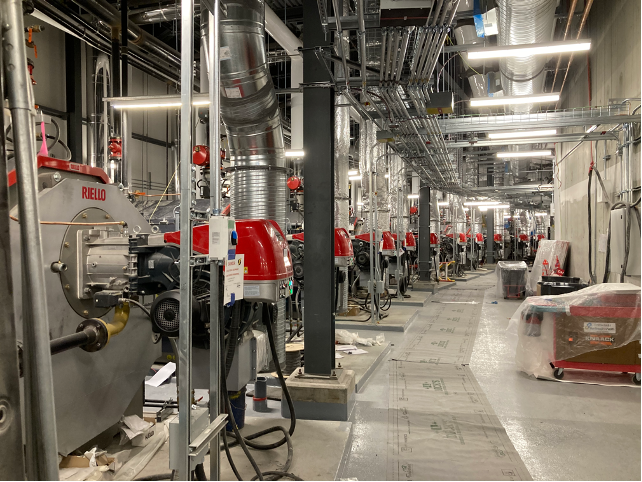 AHS Calgary Cancer Centre-
10x RTC-10000 Boilers and
RLS-310-E-LN Dual Fuel Power Burners